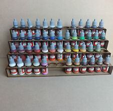 Suporte de pintura 52 garrafas rack armazenamento warpaint Vallejo wargames jogos de mesa comprar usado  Enviando para Brazil