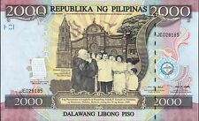 Filipinas 2000 Piso 1998, AUNC, P-189, Comemorativo Com Certificado, Grande comprar usado  Enviando para Brazil