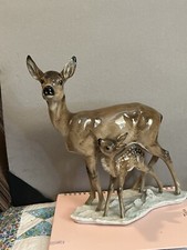 Estatueta de porcelana Hschenreuther do designer Doe/Fawn Hans Oitenta, Gemany, usado comprar usado  Enviando para Brazil