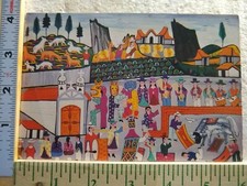 Postcard primitive painting for sale  Stevens Point