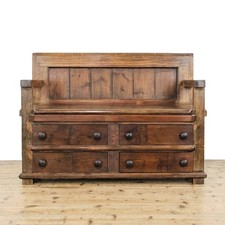 Reclaimed pine bench for sale  ABERDARE