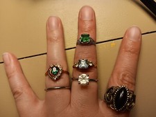 Lot costume rings for sale  Carbondale