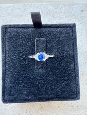Anello zaffiro diamanti usato  Bitonto