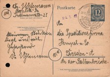Alliierte besetzung postkarte gebraucht kaufen  Mönchengladbach