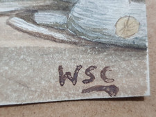 Painting signed wsc for sale  LONDON