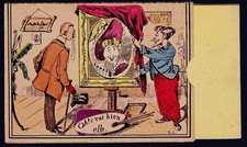 LE DOUBLE PORTRAIT SURPRISE vers 1860 / jouet optique hidden comprar usado  Enviando para Brazil