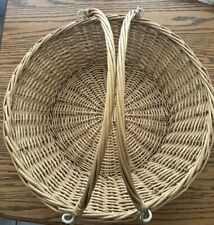 Woven round basket for sale  Plainwell