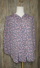 Usado, Blusa LC Lauren Conrad tamanho XL multicolorida floral manga longa boho cottage core fofa comprar usado  Enviando para Brazil