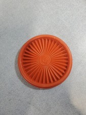 Tupperware 5" Servalier redondo tampa de vedação de tigela instantânea laranja queimado #812, usado comprar usado  Enviando para Brazil