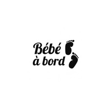 Stickers bebe bord d'occasion  Saint-Julien-Chapteuil