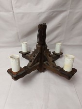 Vintage wooden chandelier for sale  WORTHING