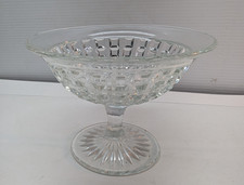 Usado, Prato de geléia Imperial Glass Ohio bloco de diamante transparente aberto 4 x 5 polegadas comprar usado  Enviando para Brazil