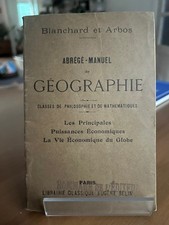 Abrégé manuel géographie d'occasion  Douai