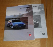 Citroen saxo brochure d'occasion  Expédié en Belgium