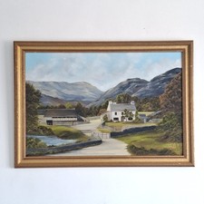 Original oil board for sale  BURNLEY