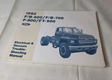 1992 Ford F600 F700 F800 FT900 caminhão fiação elétrica diagrama de vácuo manual xz comprar usado  Enviando para Brazil
