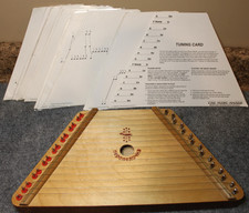 Harpa de colo vintage "The Music Maker" Nepenenoyka 15 cordas com folhas de música comprar usado  Enviando para Brazil