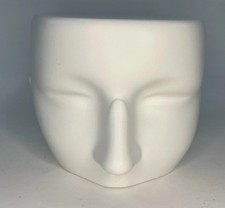 Manequim branco visor facial parcial para óculos óculos fibra de vidro empilhável, usado comprar usado  Enviando para Brazil