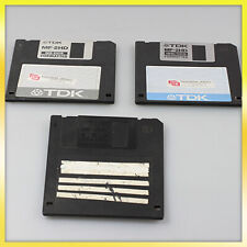 ✅ vintage stare dyski pamięci masowej TDK MF-2HD PC sformatowane 3,5" 3x na sprzedaż  PL