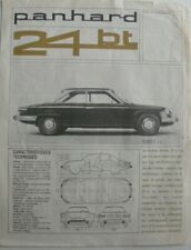 Brochure feuille panhard d'occasion  France