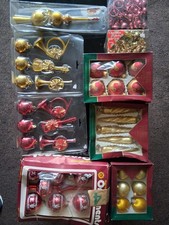 Christmas baubles decorations for sale  CLECKHEATON