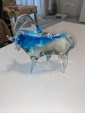 Glasfigur stier handgefertigte gebraucht kaufen  Hamburg