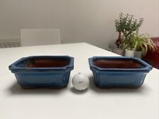 Bonsai pots blue for sale  RICKMANSWORTH
