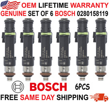 Injetores de combustível Bosch x6 fabricante de equipamento original para Jeep Wrangler 3.8L V6 #0280158119 comprar usado  Enviando para Brazil