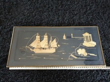 Vintage wandbild segelschiff gebraucht kaufen  Apen