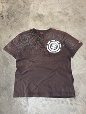 Camiseta gráfica Y2K Element Skate marrom comprar usado  Enviando para Brazil