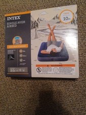 Colchão de ar Intex solteiro-10” cama de ar alta feixe duro padrão queen novo  comprar usado  Enviando para Brazil