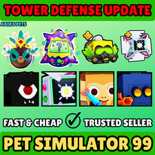 Pet Simulator 99 (PS99) - Atualização Tower Defense ⚔️ Pet Sim 99 - Barato✅ comprar usado  Enviando para Brazil