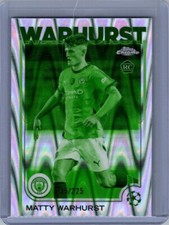 2024-25 Topps Chrome UCL visão noturna Ray Wave novato Matty Warhurst /225 #92 comprar usado  Enviando para Brazil