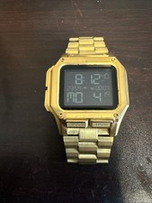 Relógio digital masculino Nixon Regulus todo dourado aço inoxidável 46 mm muito bom comprar usado Relógio digital masculino Nixon Regulus todo dourado aço inoxidável 46 mm muito bom comprar usado  Enviando para Brazil