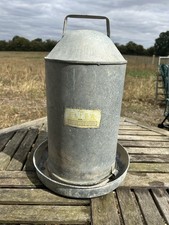 Vintage large galvanised for sale  MALVERN