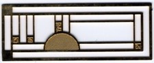 Arts and Crafts design gold colored metal page-clip bookmark comprar usado  Enviando para Brazil