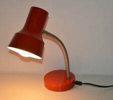 Lampe luminaire bureau chevet Métal orange / rouge vintage 70's RETRO, usado comprar usado  Enviando para Brazil