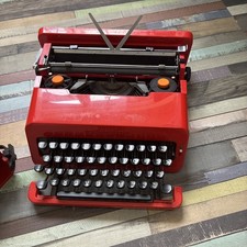 Olivetti valentine red for sale  BUXTON