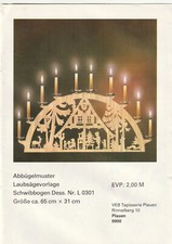 Ddr laubsägevorlage abbügelm gebraucht kaufen  Döbeln