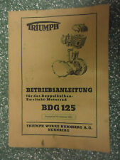 Triumph bdg 125 gebraucht kaufen  Frechen