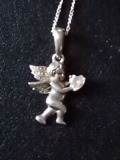 Argos silver cherub for sale  DUDLEY