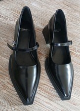 Sapatos Vagabond Vivian couro preto tamanho 6 Edgy Mary Janes, usado comprar usado  Enviando para Brazil