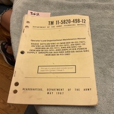 Military radio book for sale  Lewes