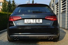 Sportowy tłumik wydechu Tłumik końcowy do Audi A3 8V 2013-2017 Rury wydechowe 80mm z homologacją na sprzedaż Sportowy tłumik wydechu Tłumik końcowy do Audi A3 8V 2013-2017 Rury wydechowe 80mm z homologacją na sprzedaż  Wysyłka do Poland