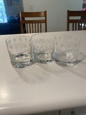 3 Mikasa Cheers bola baixa vidro antiquado - linhas verticais onda de bolinhas comprar usado  Enviando para Brazil