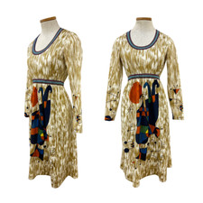 Mini vestido de malha poli vintage anos 70 ultra mod designer italiano minimal minimal minimal goldworm comprar usado  Enviando para Brazil