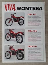 Montesa range brochure for sale  BOURNE