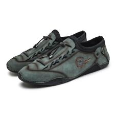 Sapatos casuais masculinos confortáveis macios elásticos mocassins tênis plano externo comprar usado  Enviando para Brazil