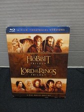 The Hobbit Trilogy / The Lord of the Rings Trilogy: 6-Film Theatrical Blu-Ray, usado comprar usado  Enviando para Brazil