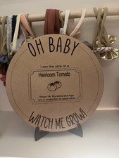 Placa de MDF Oh Baby Watch Me Grow rastreador de crescimento na gravidez comprar usado  Enviando para Brazil